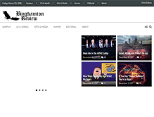 Tablet Screenshot of binghamtonreview.com